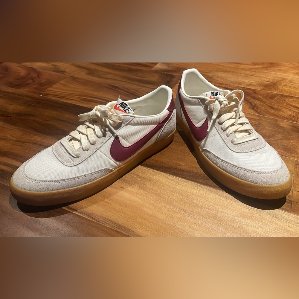 Nike Killshot Vulc Sail Team Red J Crew Sneakers AQ4133-100 Mens Size US 10